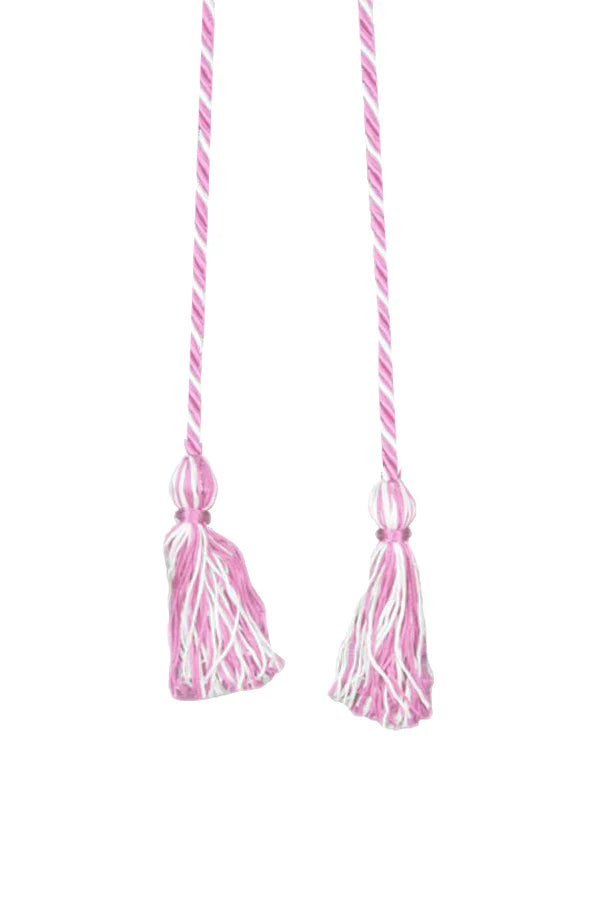 Pink and White Graduation Cord