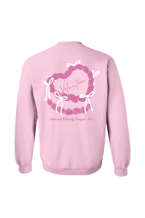 Pink Volunteer Crewneck