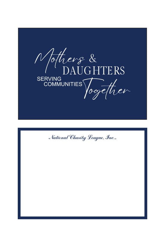 Mother's and Daughter's Postcard
