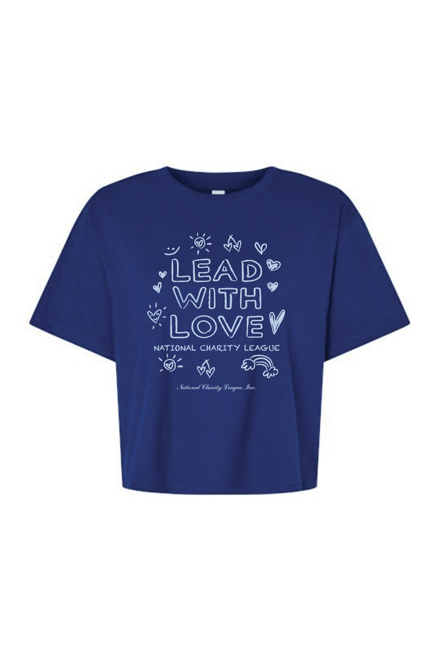 Navy Lead with Love Tee