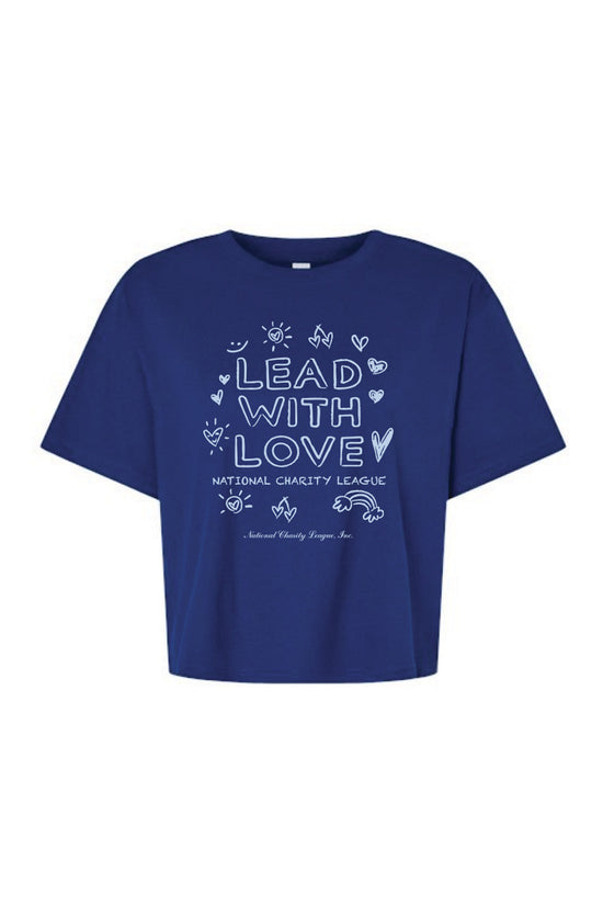 Navy Lead with Love Tee