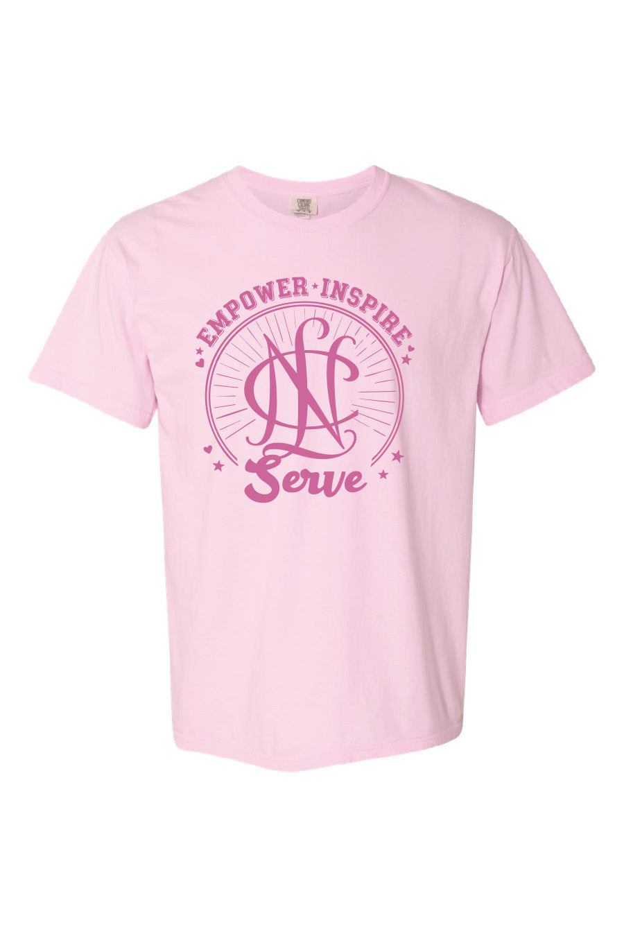National Day of Service Tee - Lt Pink