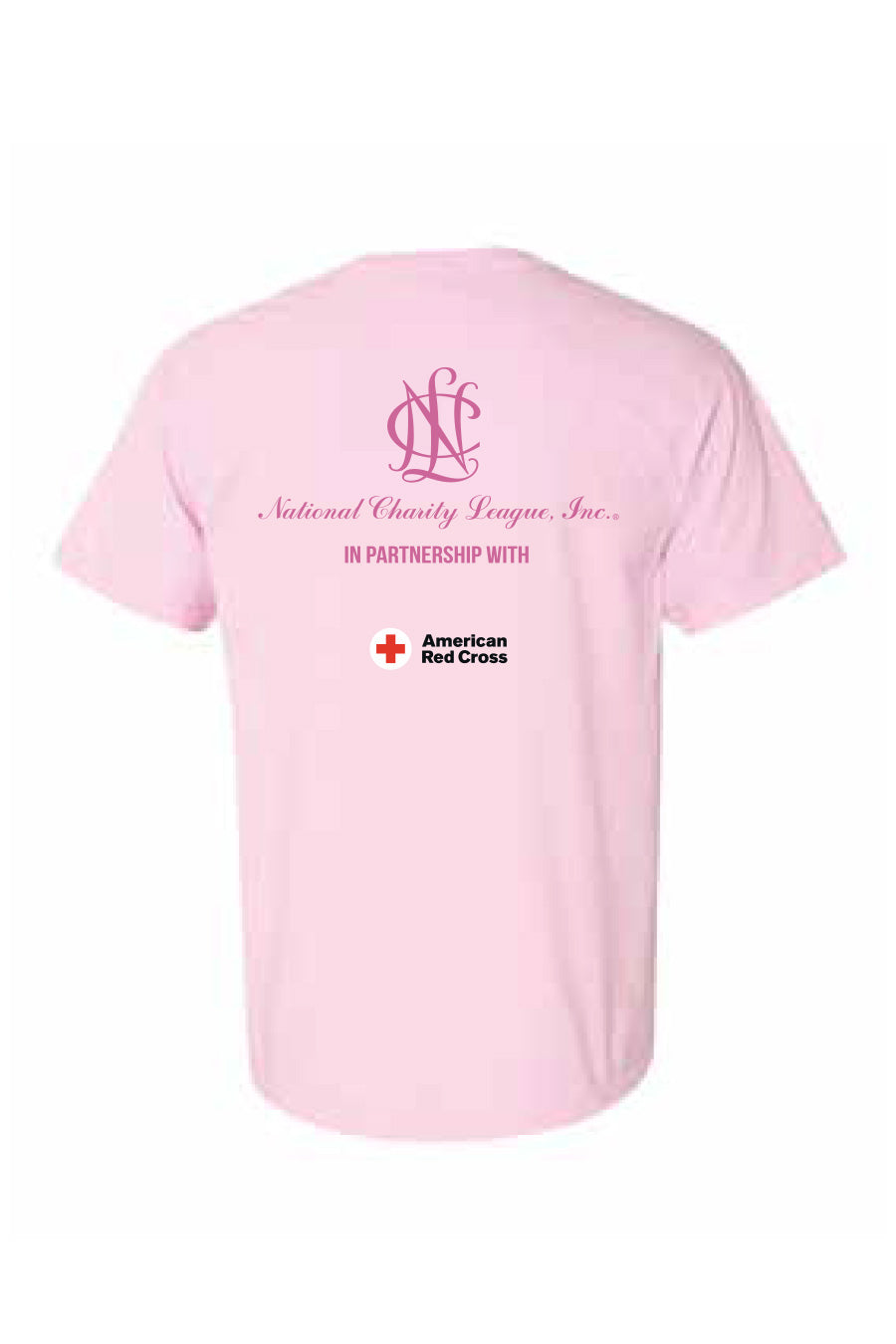 National Day of Service Tee - Lt Pink